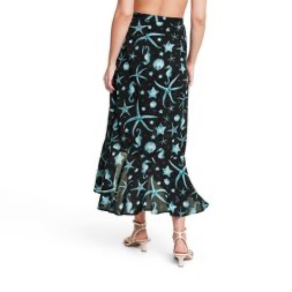 Deep Sea Print Wrap Skirt - Agua Bendita x Target - Picture 2 of 11